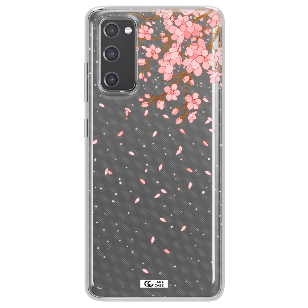 Sakura Fall Samsung S20 Fe Clear TPU Case