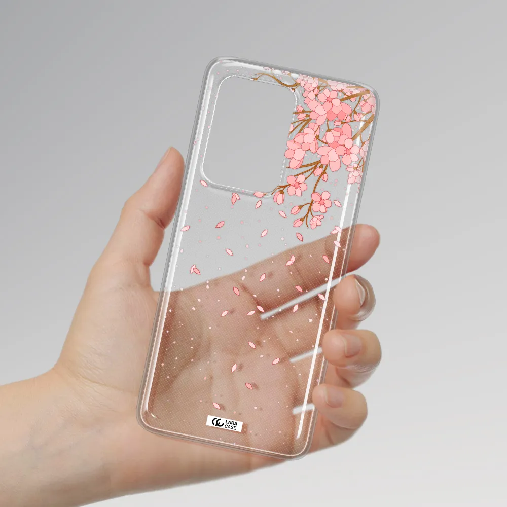 Sakura Fall Samsung S20 Ultra Clear TPU Case