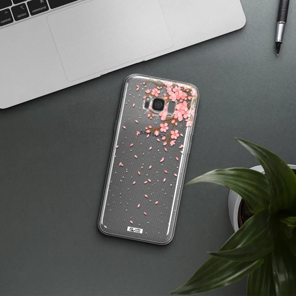 Sakura Fall Samsung S8 Clear TPU Case