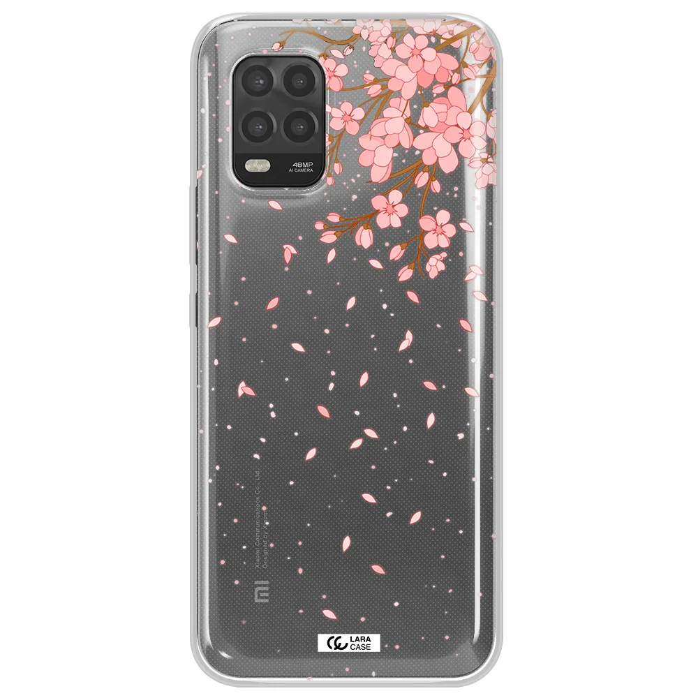 Sakura Fall Xiaomi Mi 10 Lite Clear TPU Case