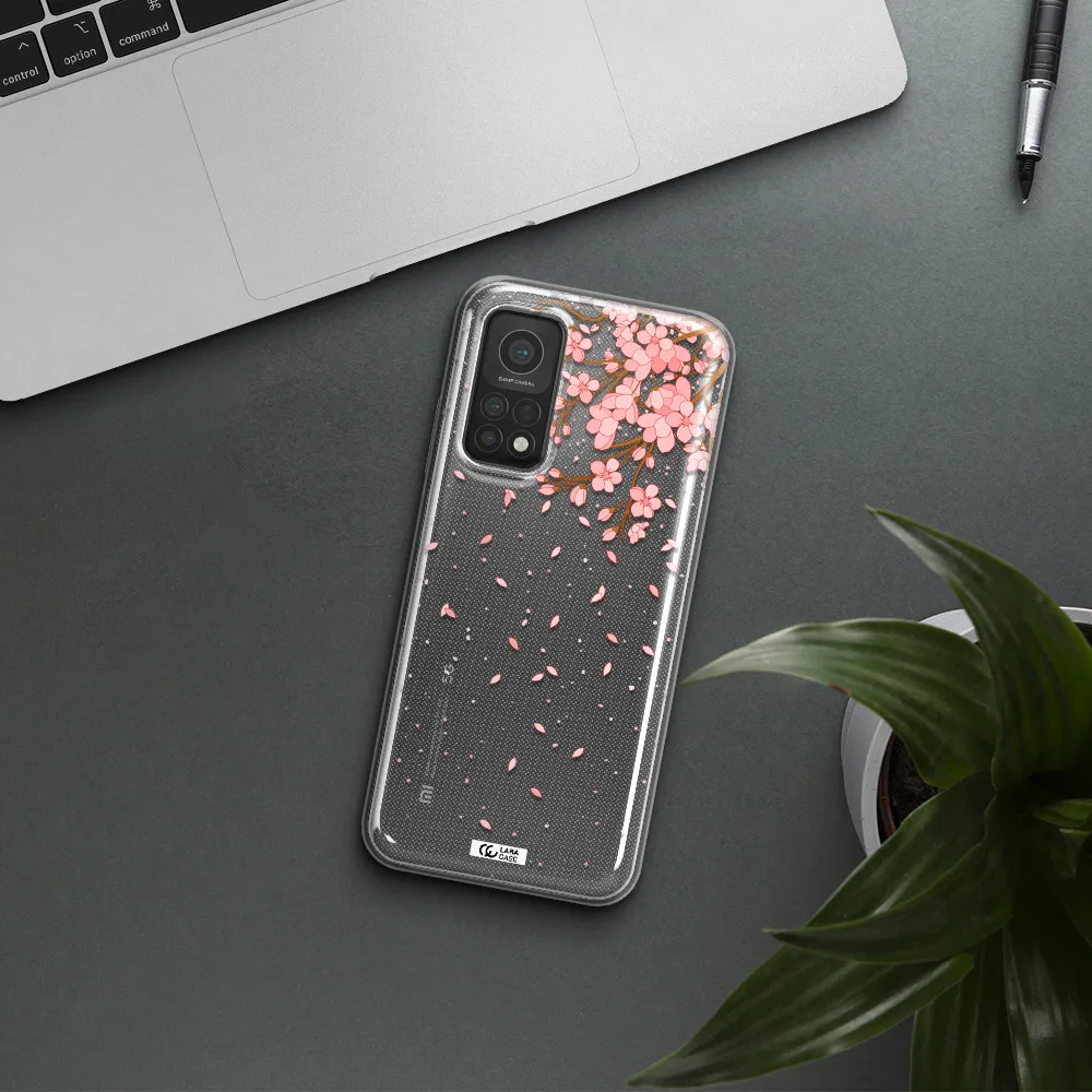 Sakura Fall Xiaomi Mi 10T Clear TPU Case