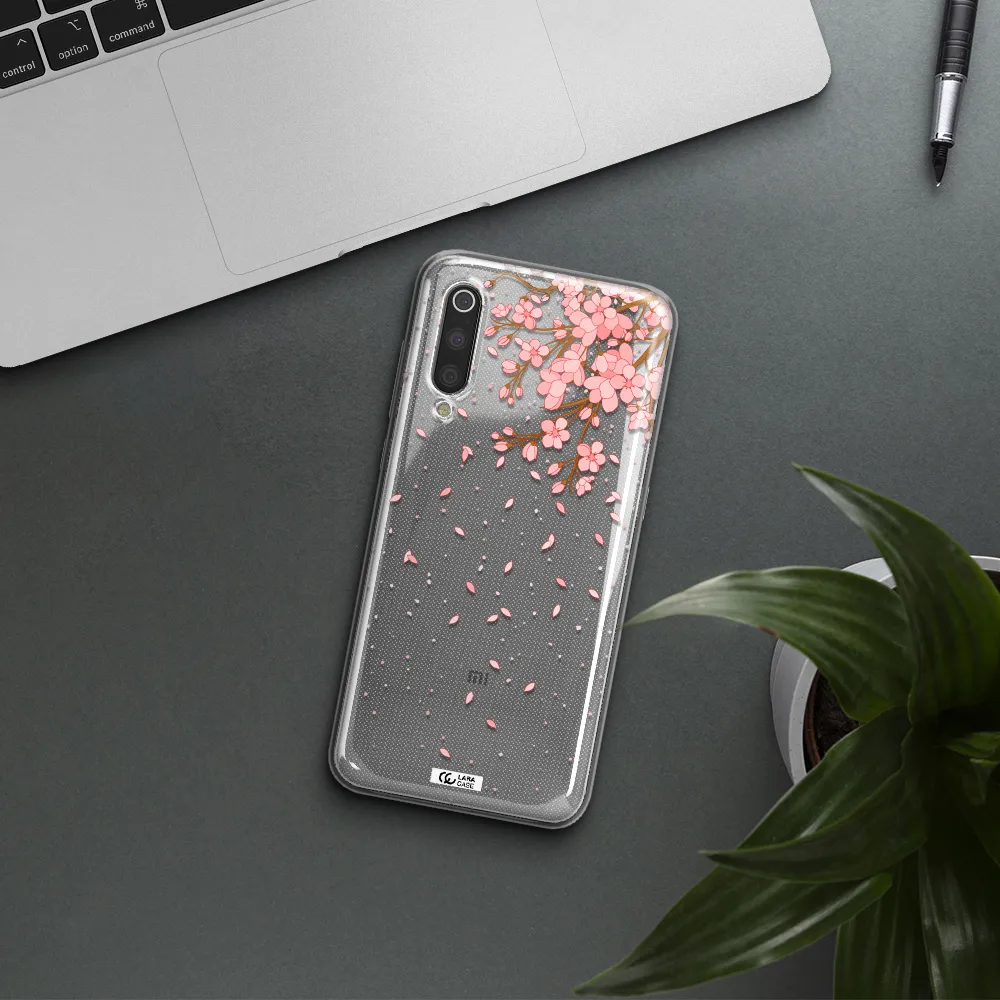 Sakura Fall Xiaomi Mi 9 Clear TPU Case