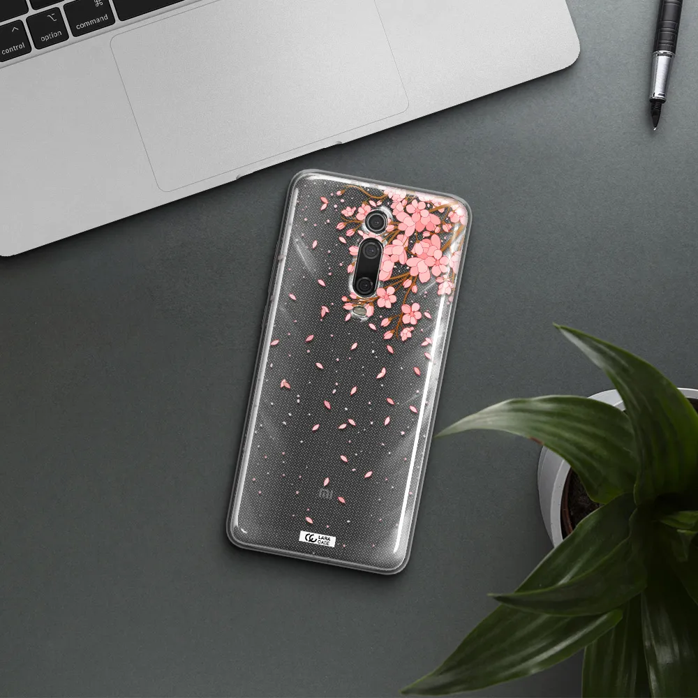 Sakura Fall Xiaomi Mi 9T Clear TPU Case