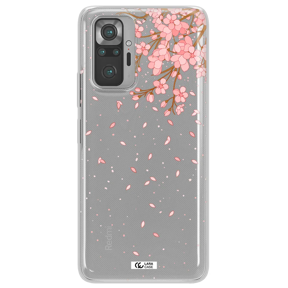 Sakura Fall Xiaomi Note 10 Pro Clear TPU Case