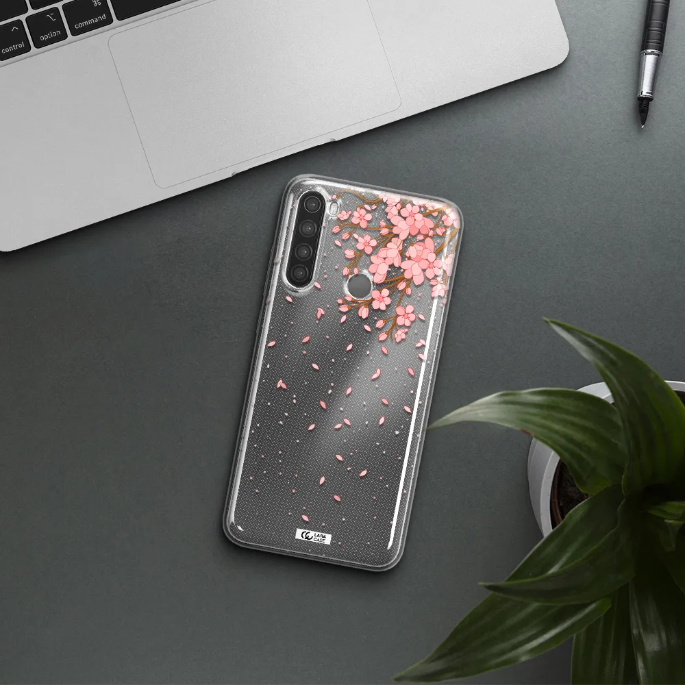 Sakura Fall Xiaomi Note 8 Clear TPU Case