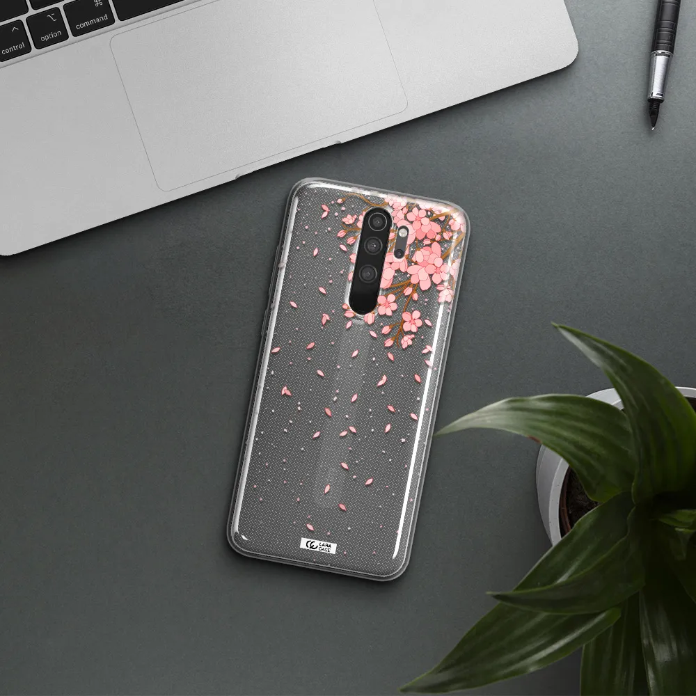 Sakura Fall Xiaomi Note 8 Pro Clear TPU Case