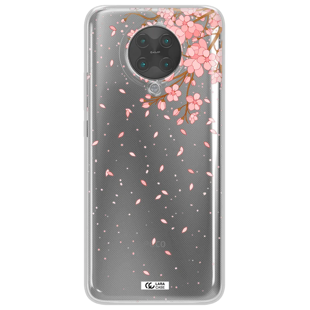 Sakura Fall Xiaomi Poco F2 Pro Clear TPU Case