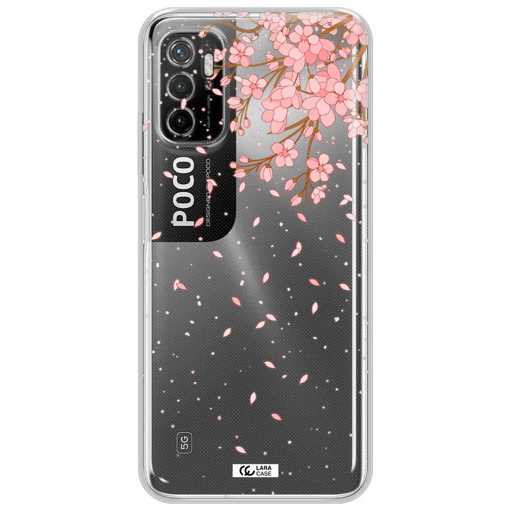 Sakura Fall Xiaomi Poco M3 Pro Clear Tpu Case