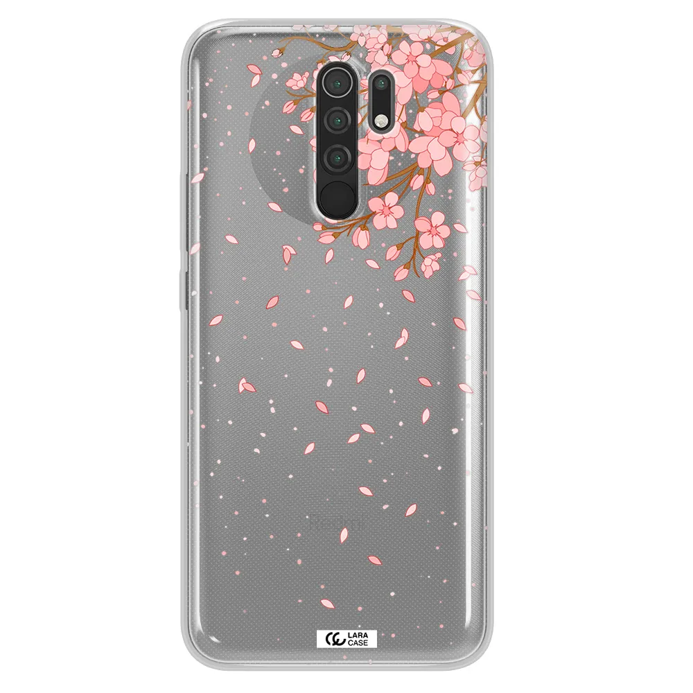 Sakura Fall Xiaomi Redmi 9 Clear TPU Case