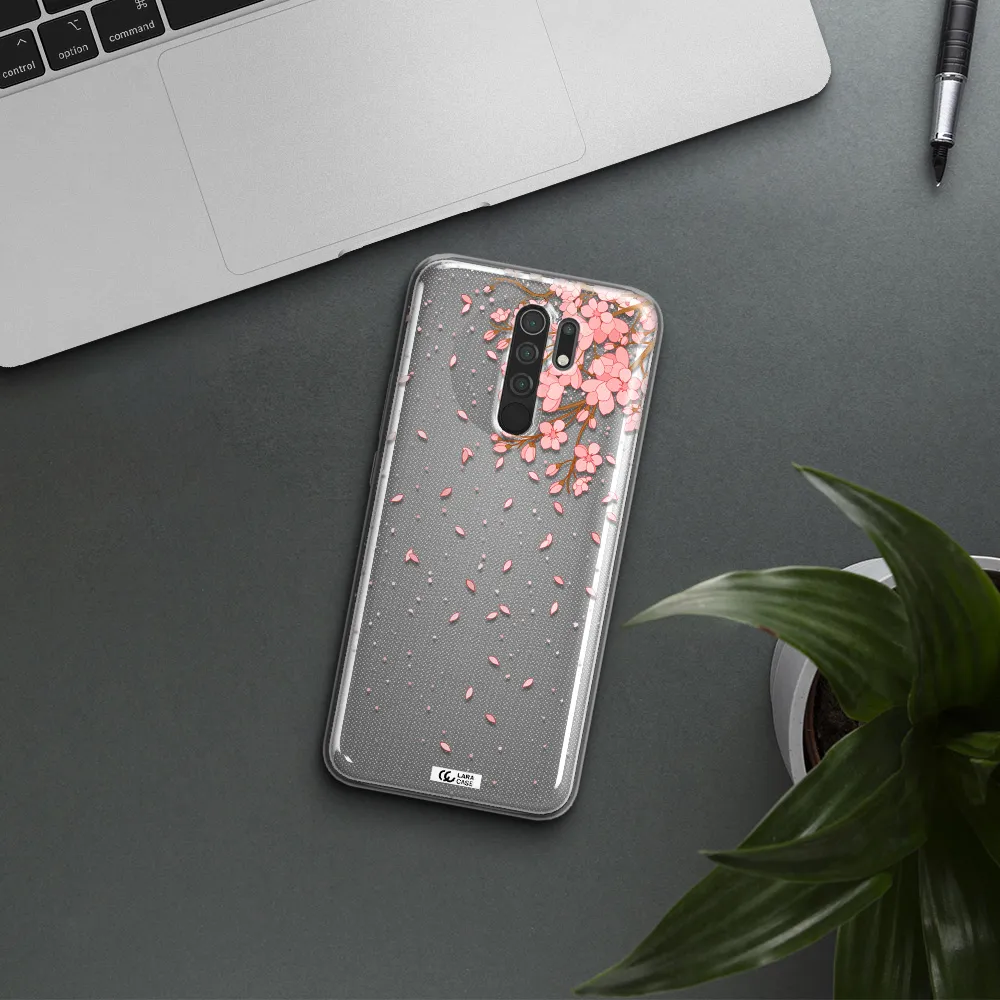 Sakura Fall Xiaomi Redmi 9 Clear TPU Case