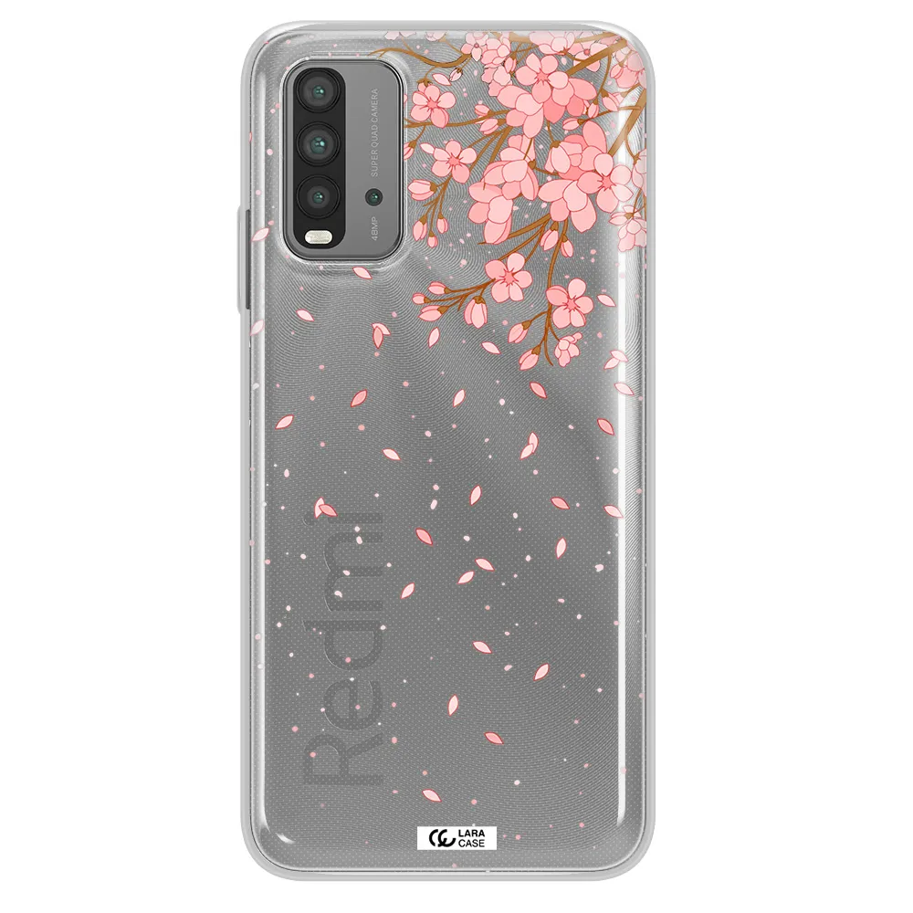 Sakura Fall Xiaomi Redmi 9T Clear TPU Case