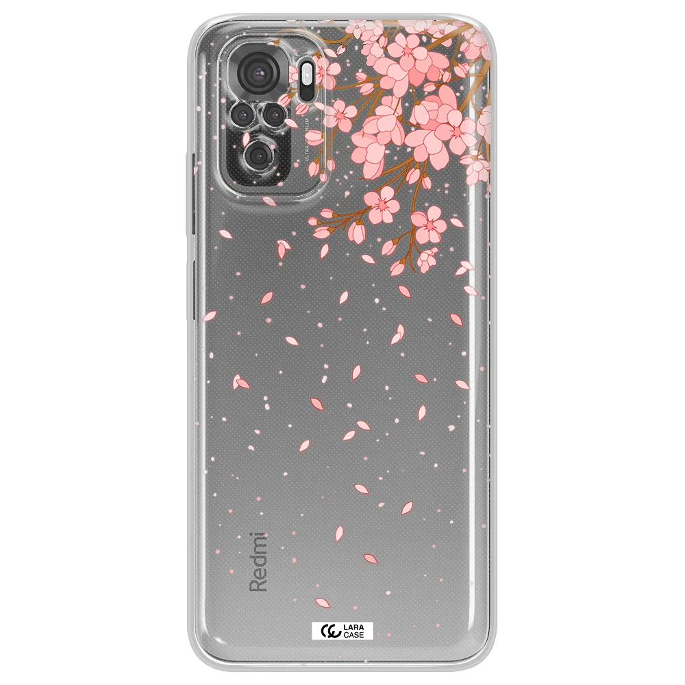 Sakura Fall Xiaomi Redmi Note 10S Clear Tpu Case