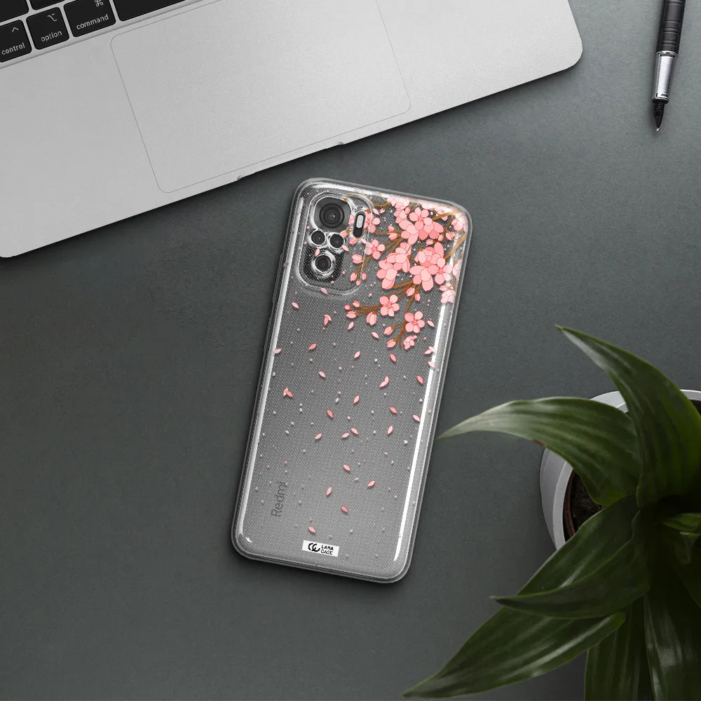 Sakura Fall Xiaomi Redmi Note 10S Clear Tpu Case