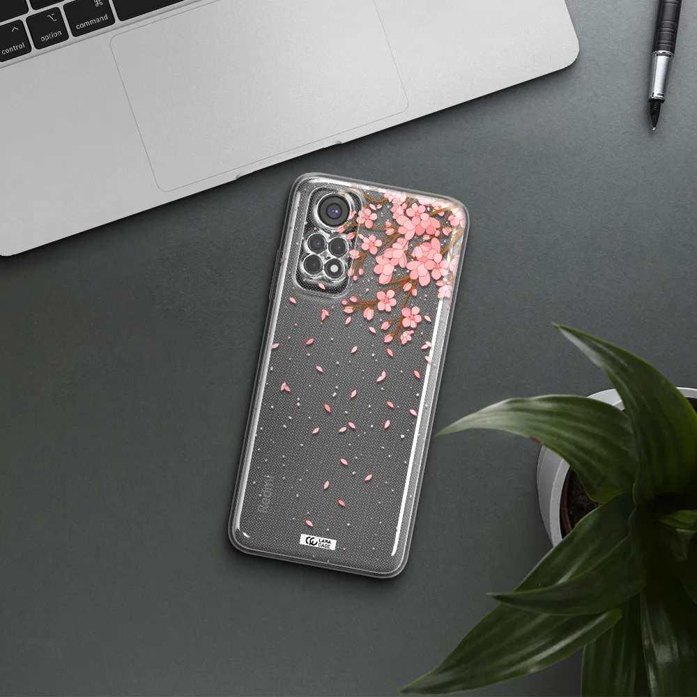 Sakura Fall Xiaomi Redmi Note 11S Clear Tpu Case