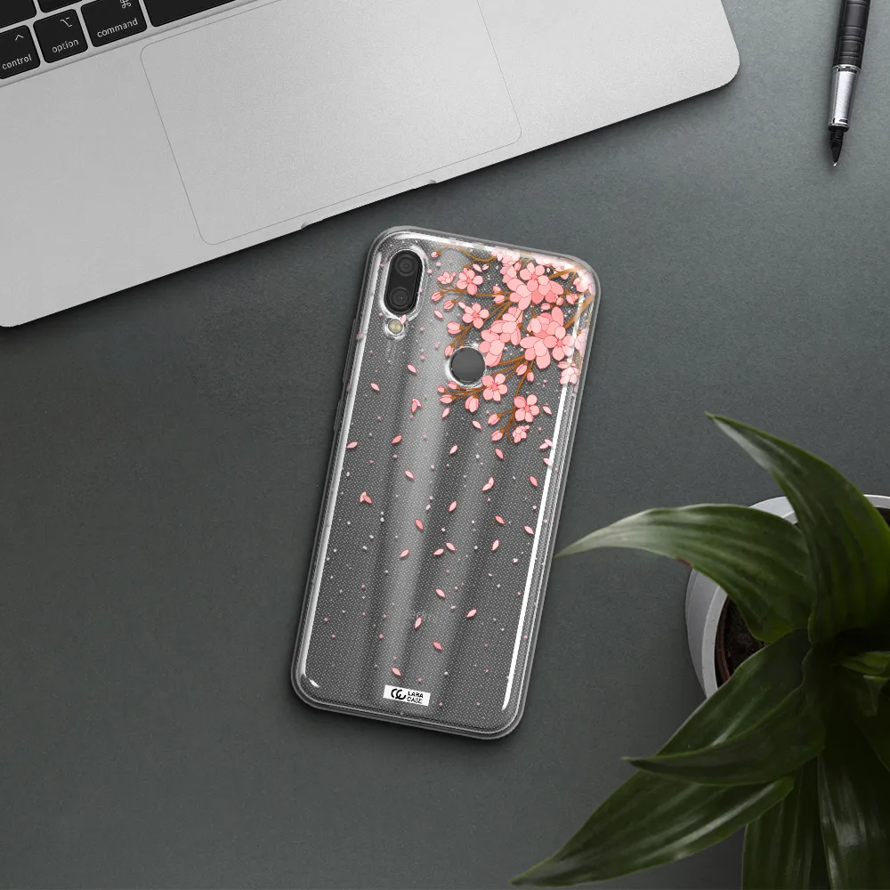 Sakura Fall Xiaomi Redmi Note 7 Clear TPU Case