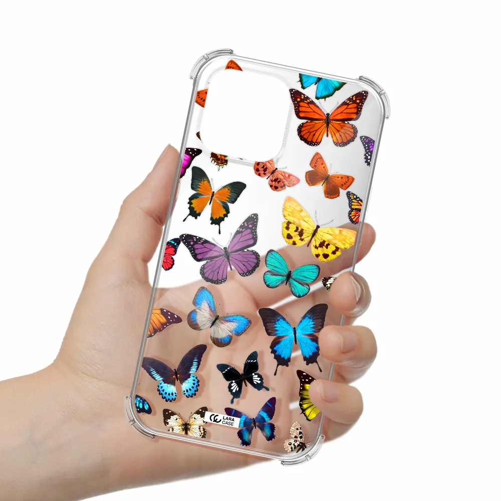 Colorful Butterflies Apple iPhone 13 Pro Clear PC Case