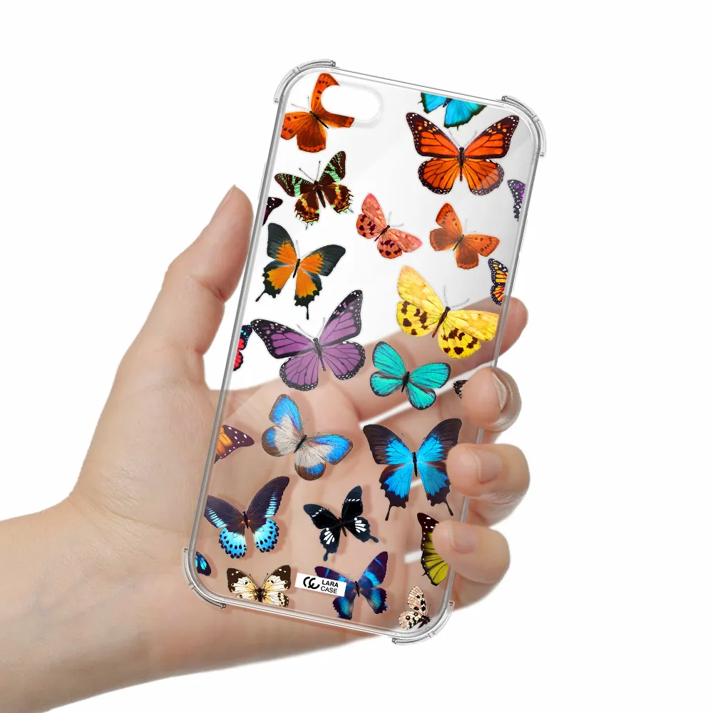 Colorful Butterflies Apple iPhone 6 plus Clear PC Case