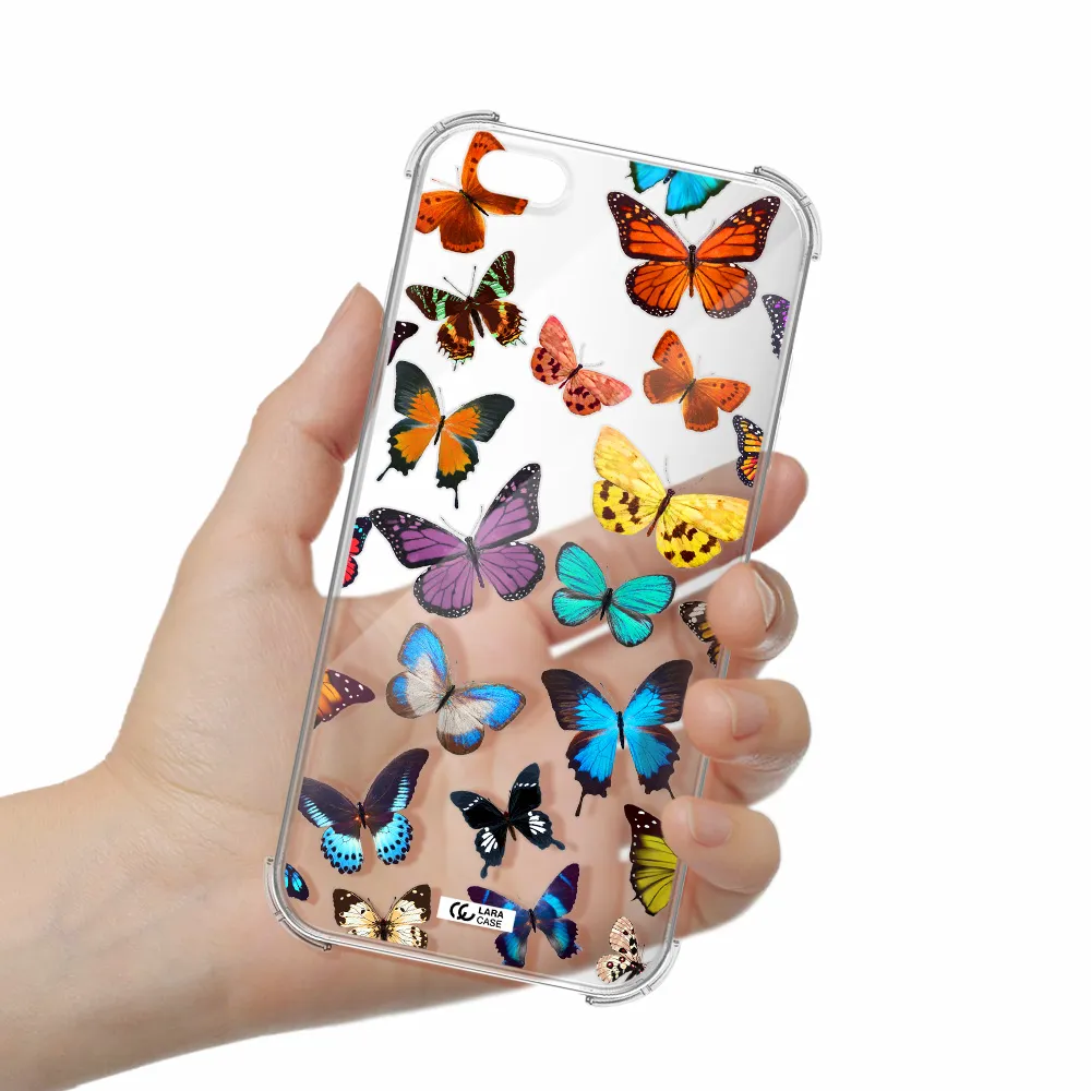 Colorful Butterflies Apple iPhone 6 s plus Clear PC Case