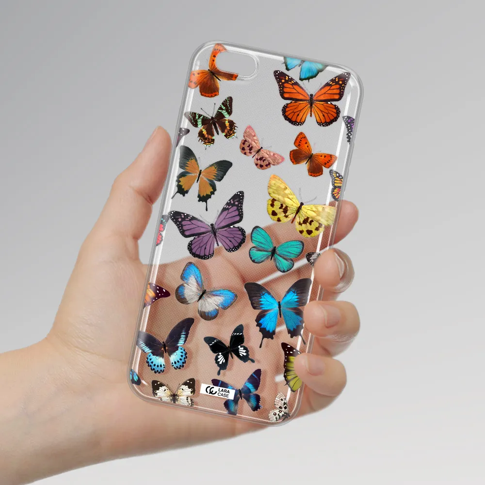 Colorful Butterflies Apple iPhone 6 s plus Clear TPU Case