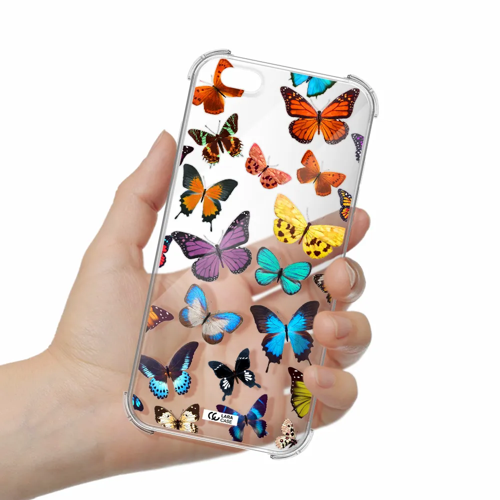 Colorful Butterflies Apple iPhone 6S Clear PC Case