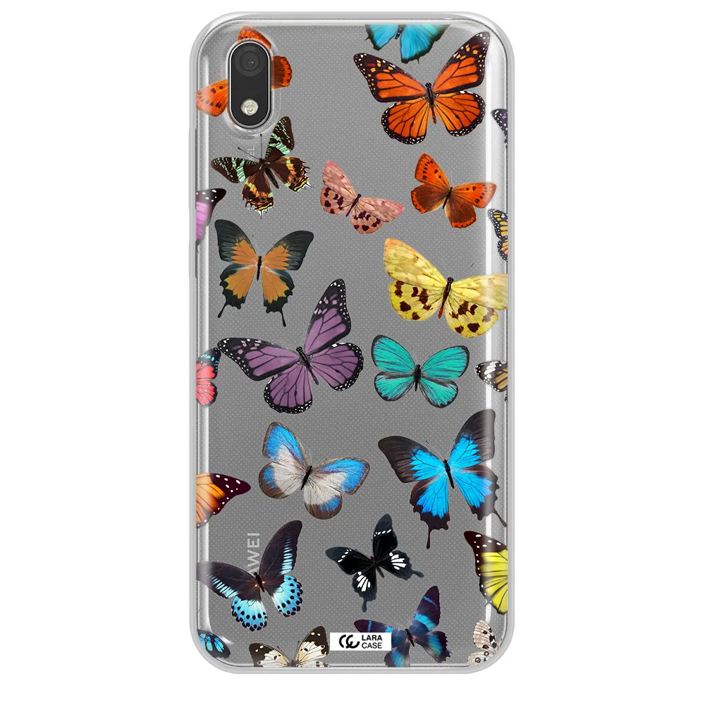 Colorful Butterflies Huawei Honor 8S Clear TPU Case