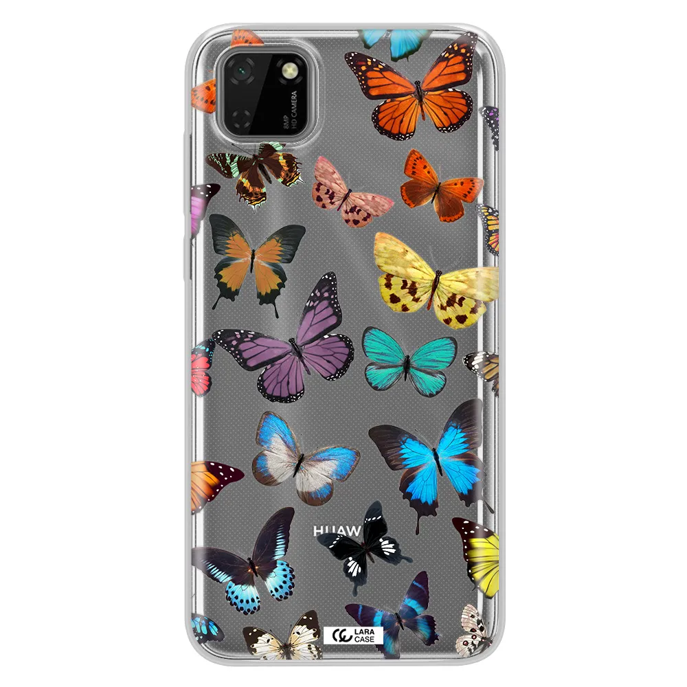 Colorful Butterflies Huawei Honor 9S Clear TPU Case