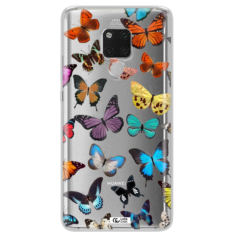 Colorful Butterflies Huawei Mate 20X Clear TPU Case