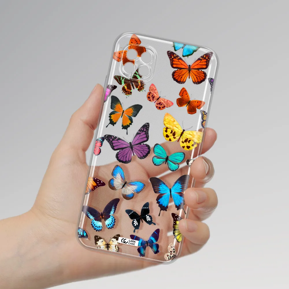 Colorful Butterflies Huawei Nova 7I Clear Tpu Case