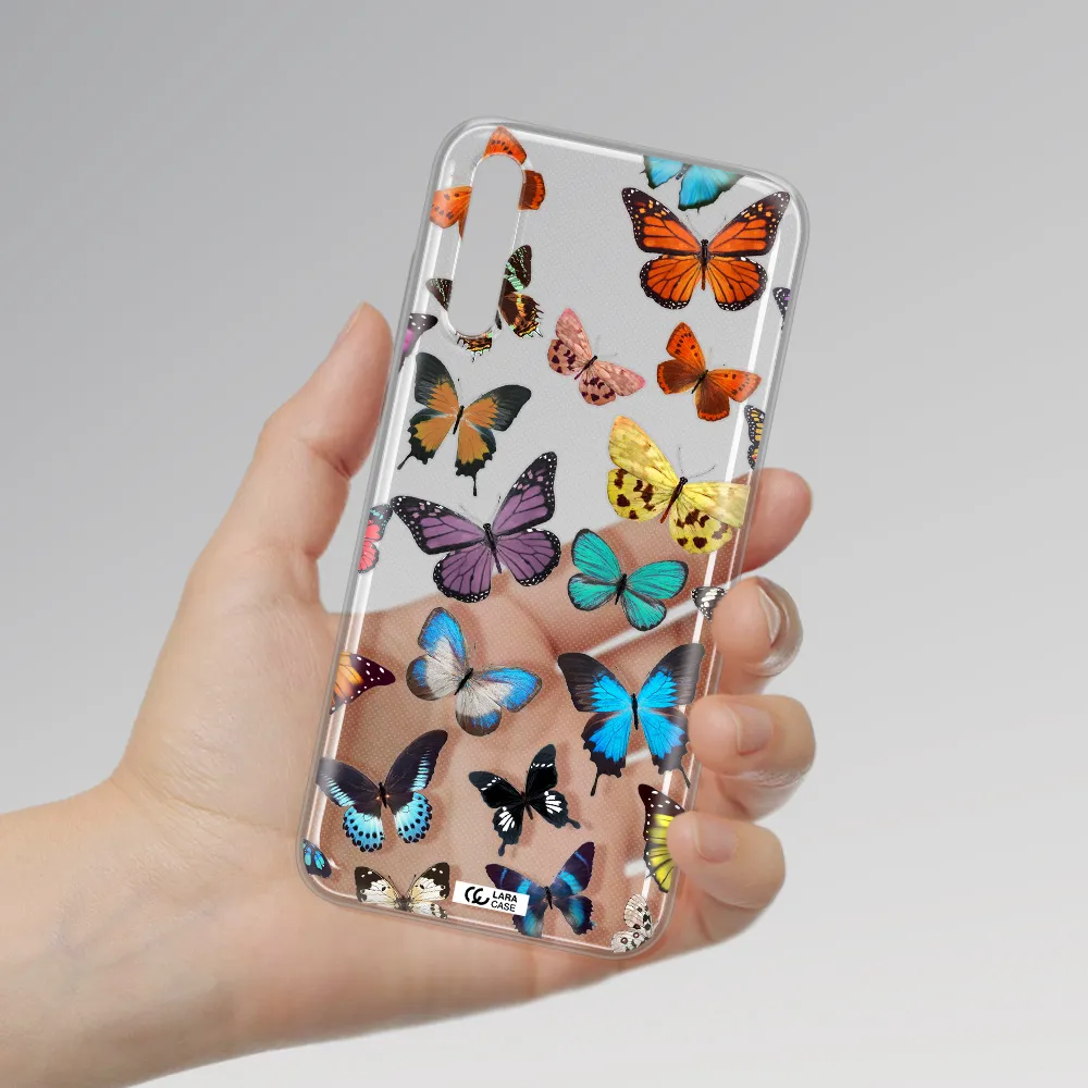 Colorful Butterflies Huawei P Smart S Clear TPU Case