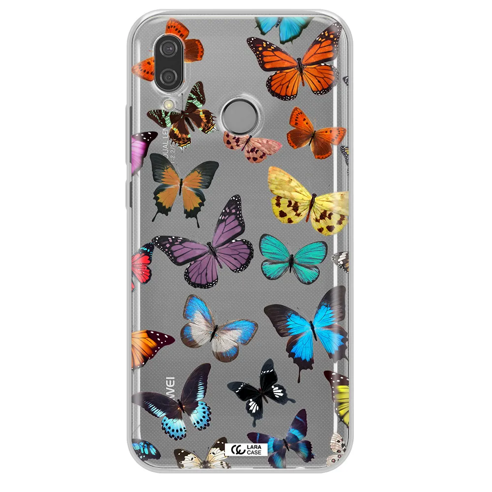 Colorful Butterflies Huawei P20 Lite Clear TPU Case