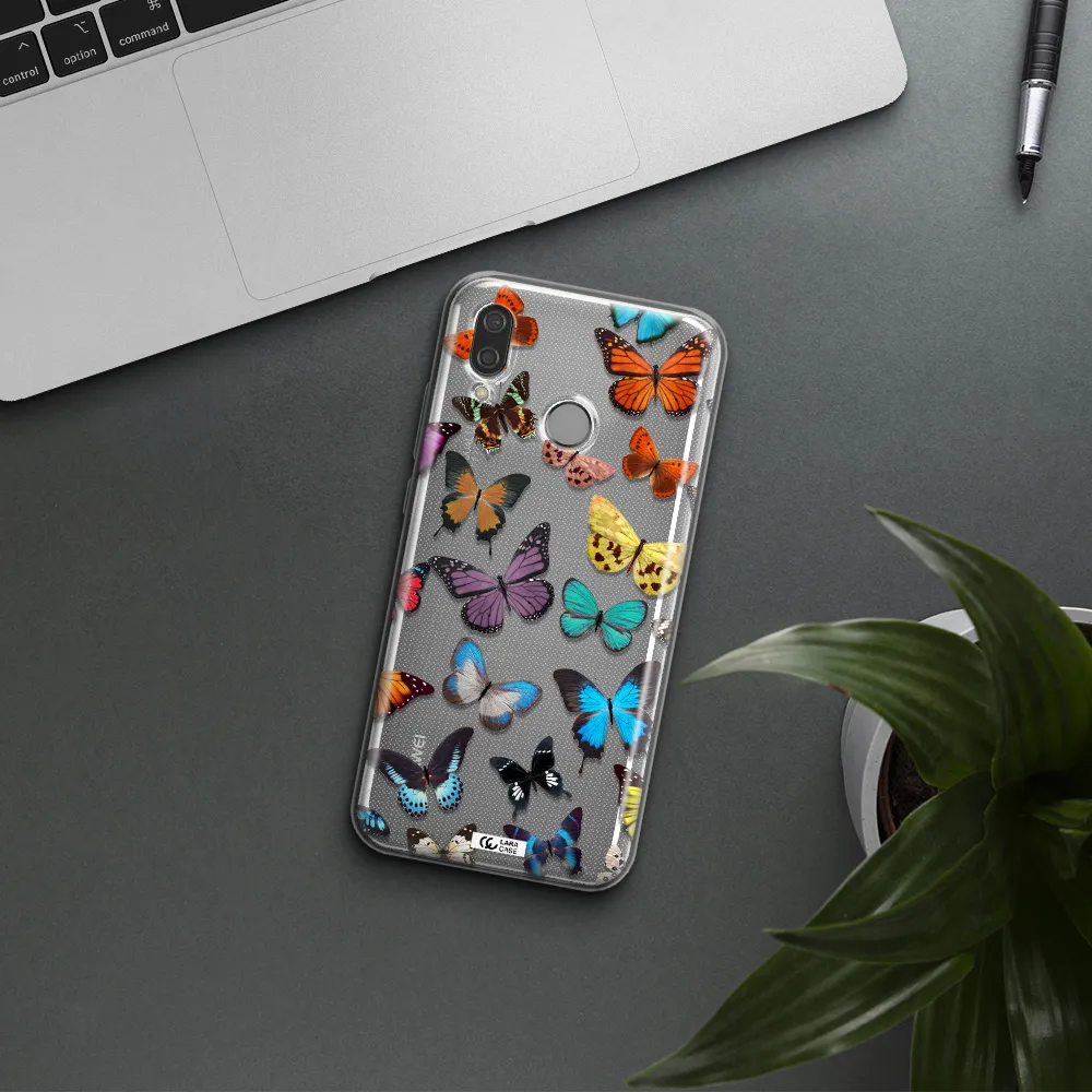 Colorful Butterflies Huawei P20 Lite Clear TPU Case