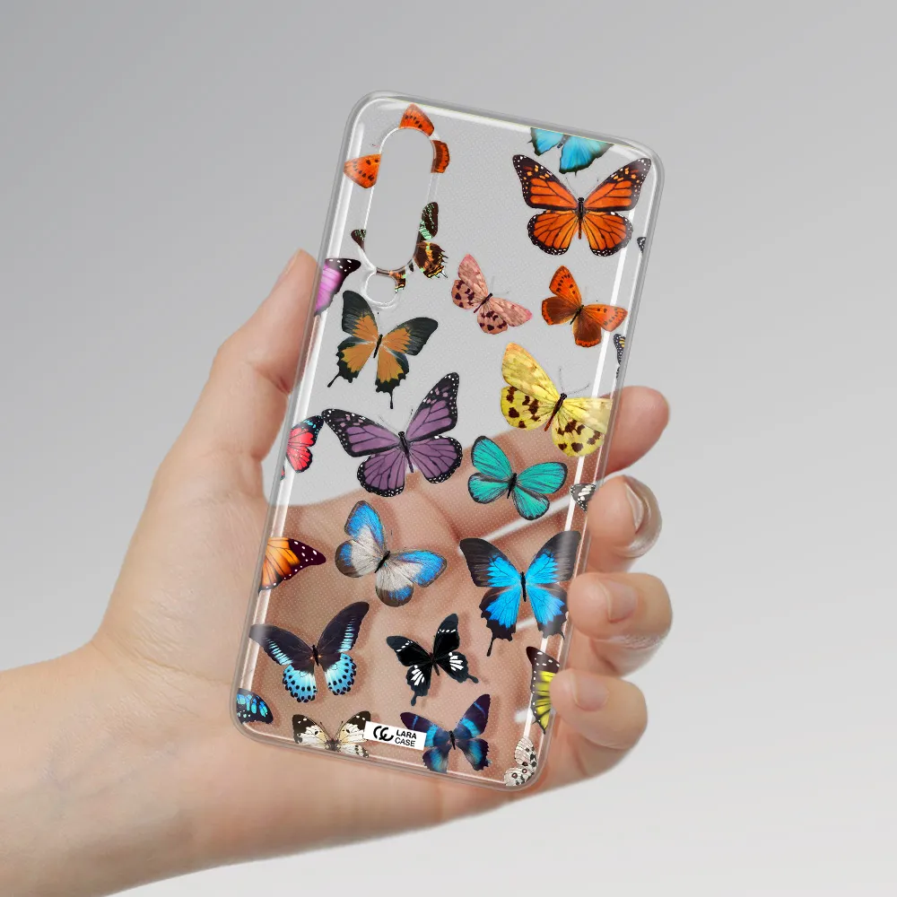 Colorful Butterflies Huawei P30 Clear TPU Case