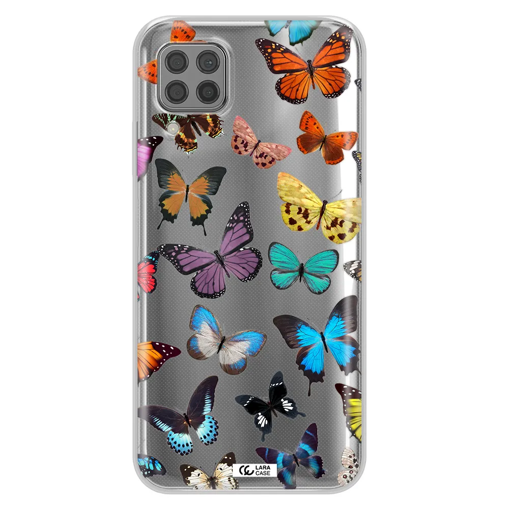 Colorful Butterflies Huawei P40 Lite Clear TPU Case