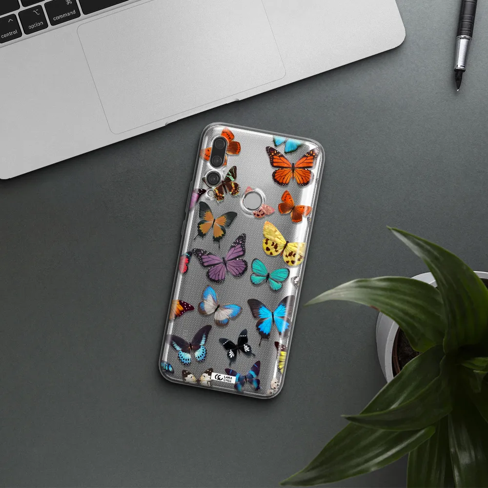 Colorful Butterflies Huawei Y9 Prime 2019 Clear TPU Case