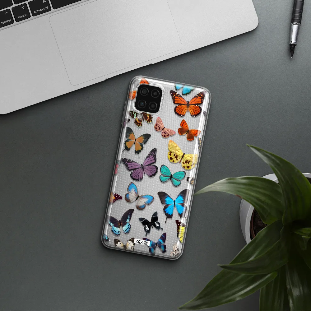Colorful Butterflies Samsung A12 4g Clear TPU Case