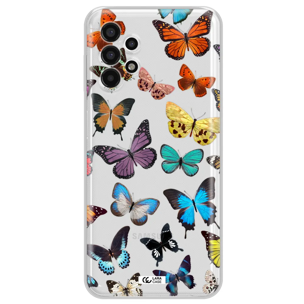 Colorful Butterflies Samsung A13 4g Clear TPU Case