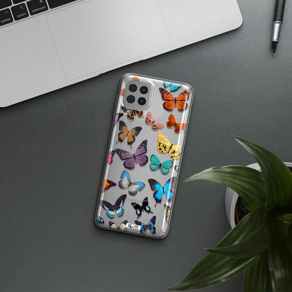 Colorful Butterflies Samsung A22 4g Clear TPU Case
