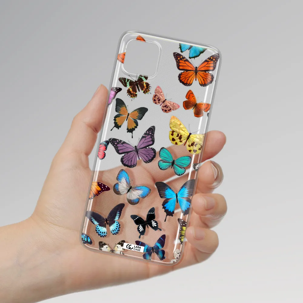 Colorful Butterflies Samsung A22 5g Clear TPU Case