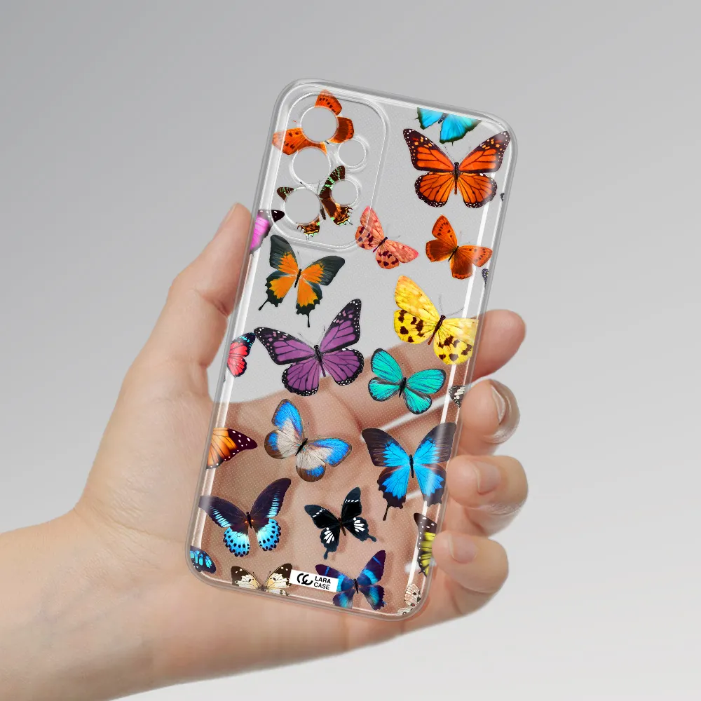 Colorful Butterflies Samsung A23 5G Clear Tpu Case