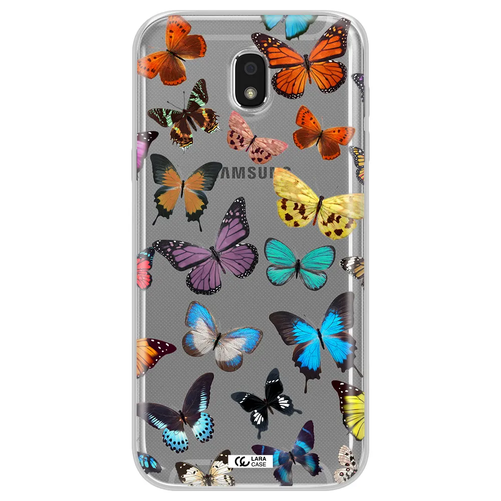 Colorful Butterflies Samsung J5 2017 Clear TPU Case