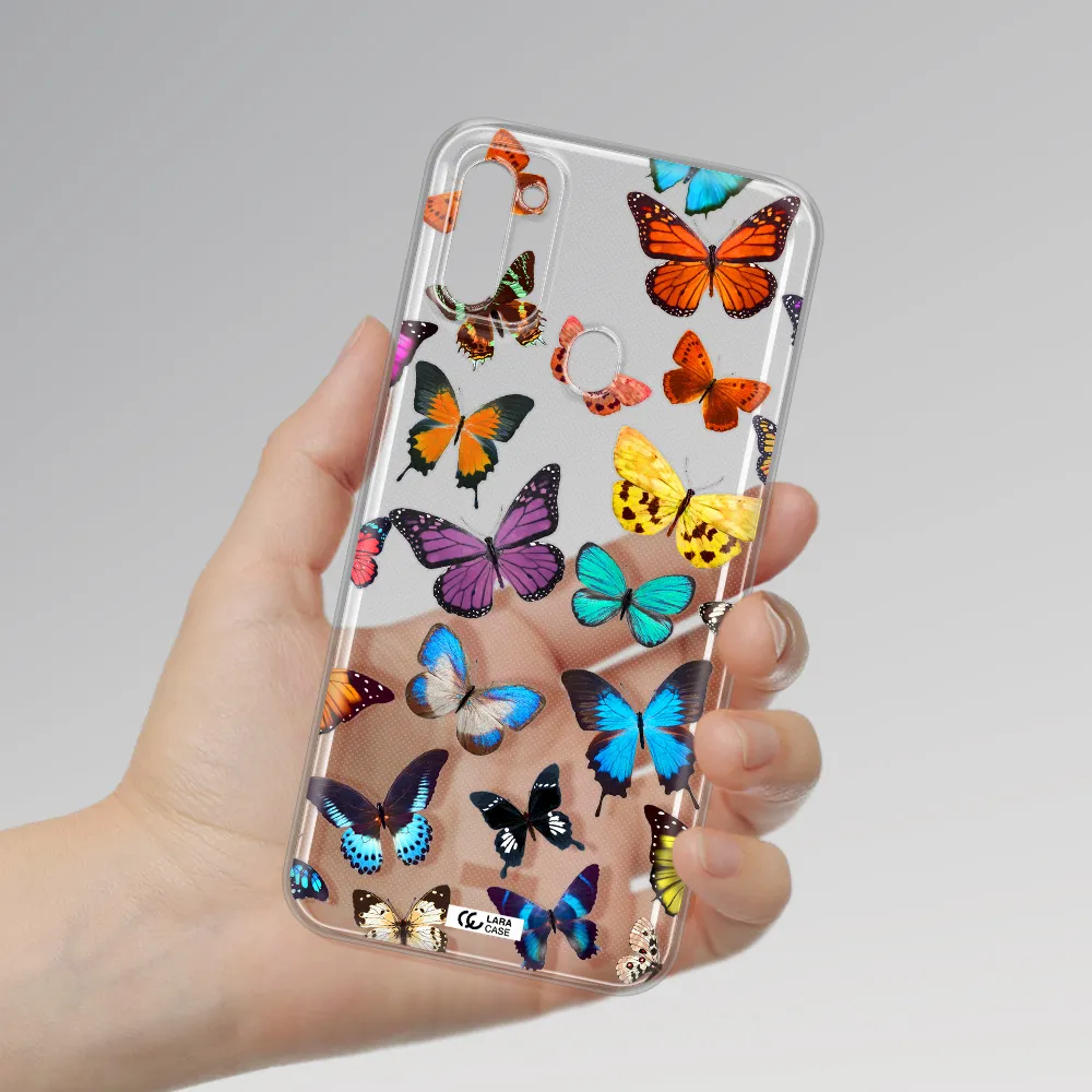 Colorful Butterflies Samsung M11 Clear TPU Case
