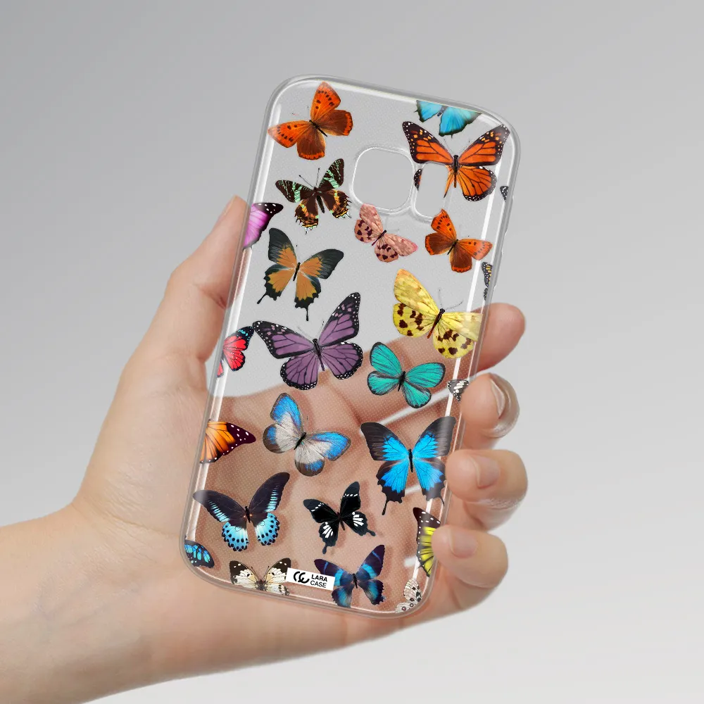 Colorful Butterflies Samsung S 7 Clear TPU Case