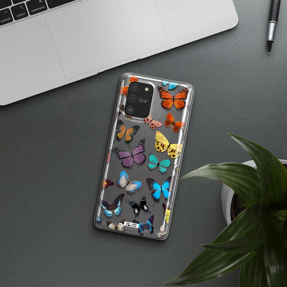 Colorful Butterflies Samsung S10 Lite Clear TPU Case