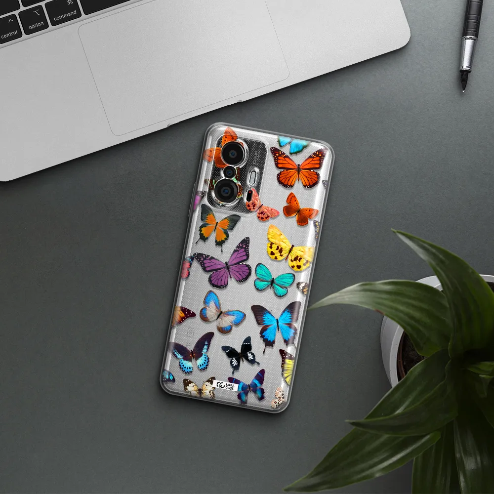 Colorful Butterflies Xiaomi 11T Clear Tpu Case