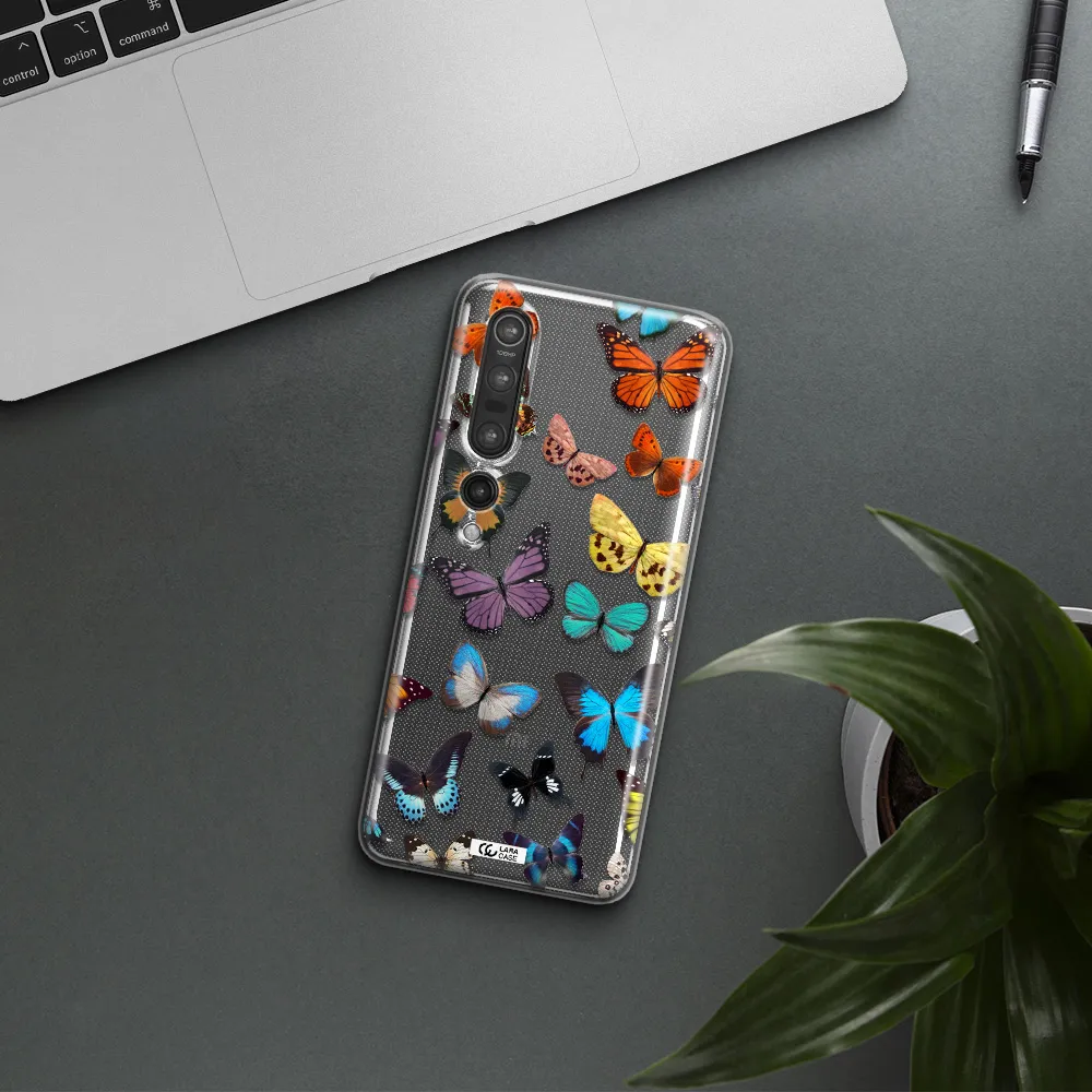 Colorful Butterflies Xiaomi Mi 10 Pro Clear TPU Case