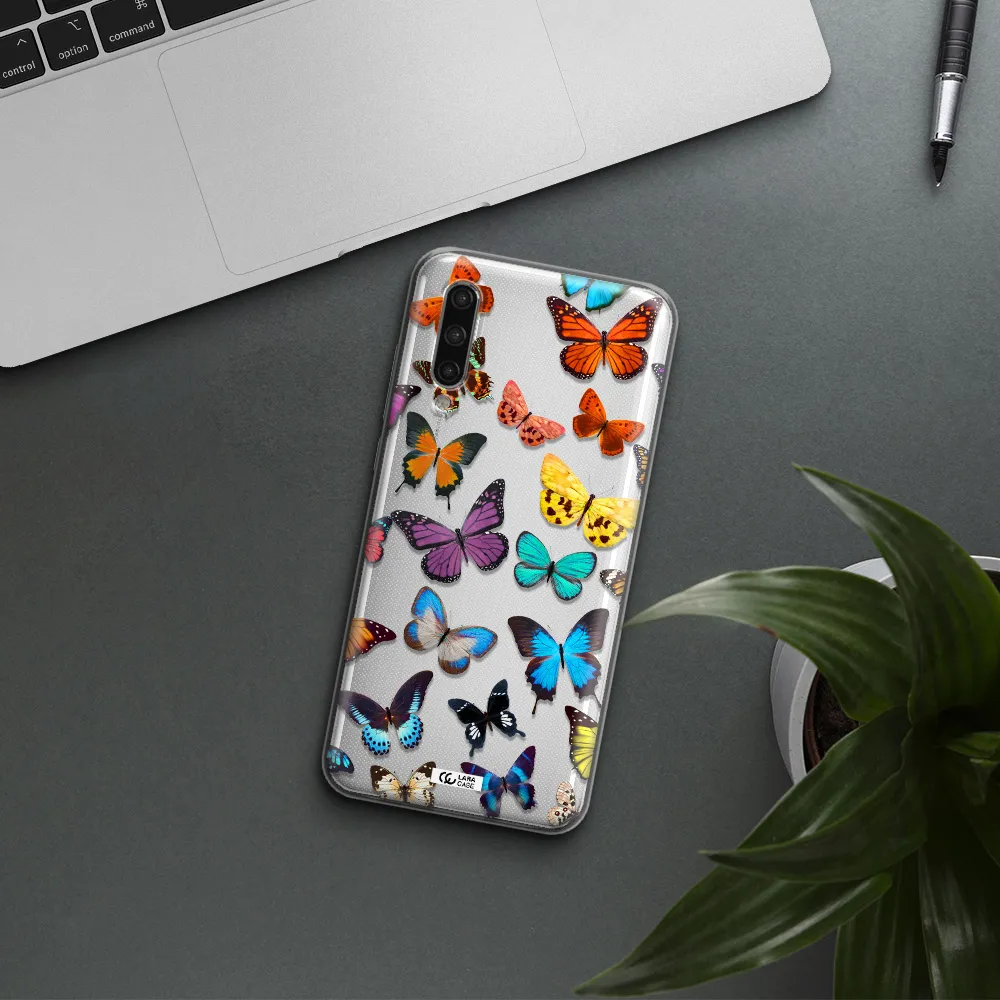 Colorful Butterflies Xiaomi Mi 9 Lite Clear Tpu Case