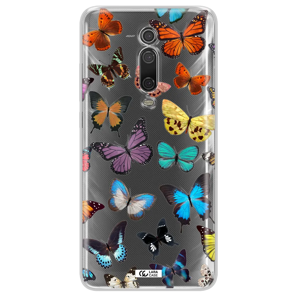 Colorful Butterflies Xiaomi Mi 9T Clear TPU Case