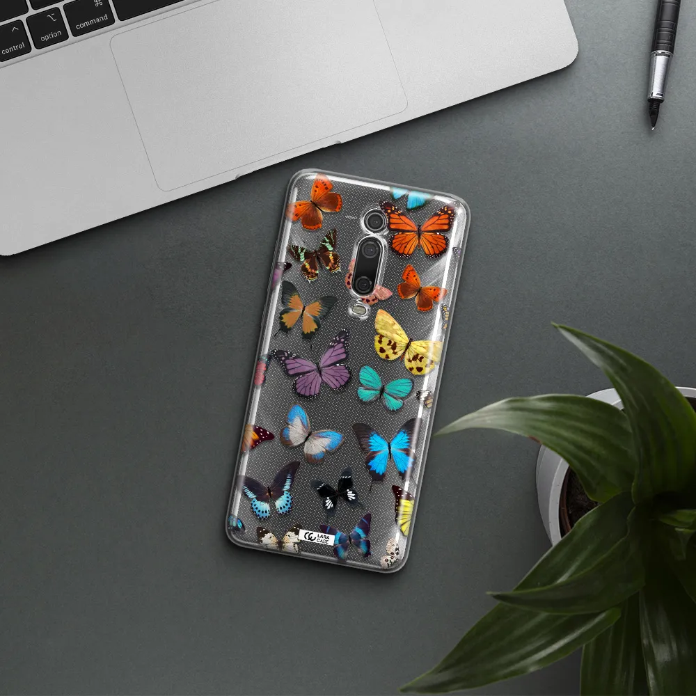 Colorful Butterflies Xiaomi Mi 9T Clear TPU Case