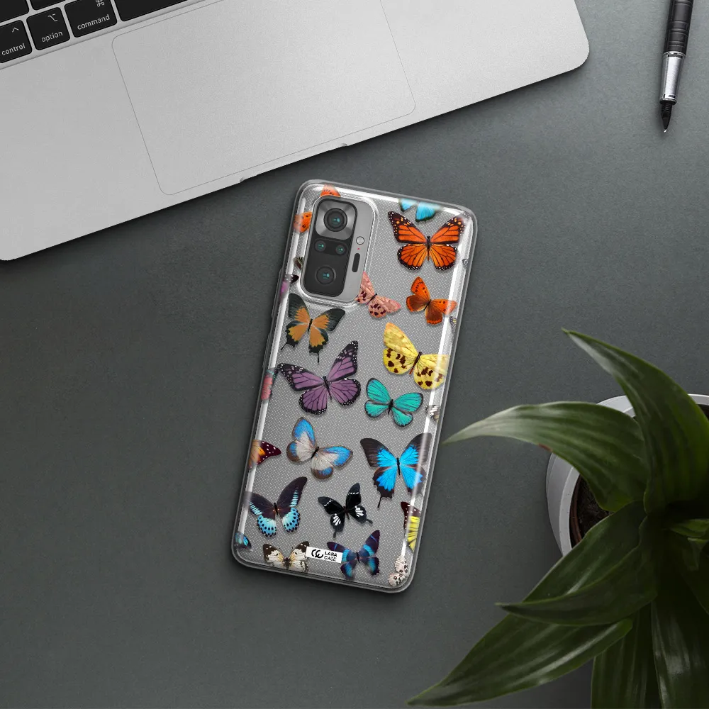 Colorful Butterflies Xiaomi Note 10 Pro Clear TPU Case