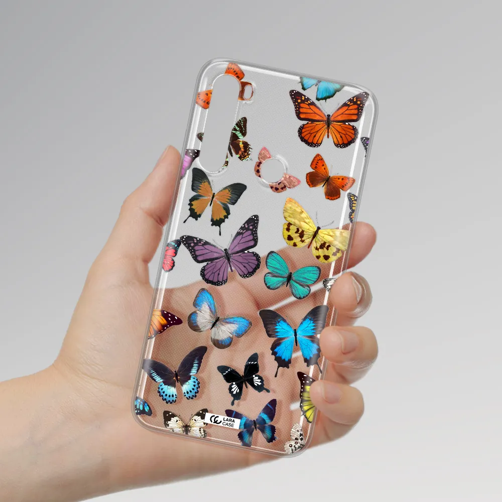 Colorful Butterflies Xiaomi Note 8 Clear TPU Case